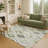 Machine Washable Indoor/Outdoor Aten ACN2331 Diamond Rug-389474997