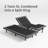 Massaging Zero Gravity Adjustable Bed with Wireless Remote-17985525