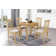 Ankrum Extendable Drop Leaf Solid Oak Dining Table