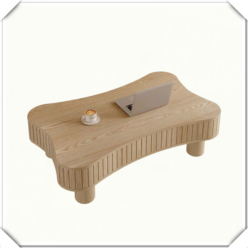 Table basse à plateau relevable avec rangement caché et hydraulique