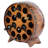 Floor Wine Bottle Rack in Brown