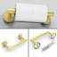 Ensemble de quincaillerie de salle de bain 2 pièces avec porte-serviette porte-papier hygiénique et accessoires-116078864