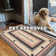 Levetta Braided Jute Reversible Cranberry/Black/Tan Rug