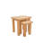 Solid Wood 2 Piece Nesting Table-1303139745-1303139746