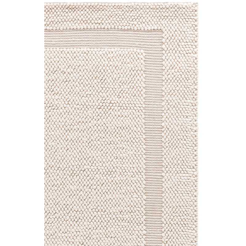 Natura Hand Woven Wool; Cotton; Recycled P.E.T Solid Color Indoor Rug, Runner 2'3" x 8'