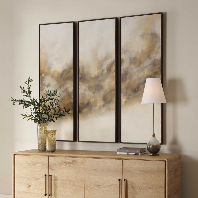 Uttermost Smoke Break Hand Painted Modern Art