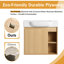Meuble-lavabo simple Marnar 24 po avec comptoir en céramique, meuble-lavabo mural avec lavabo en céramique-1676833060-1676833062