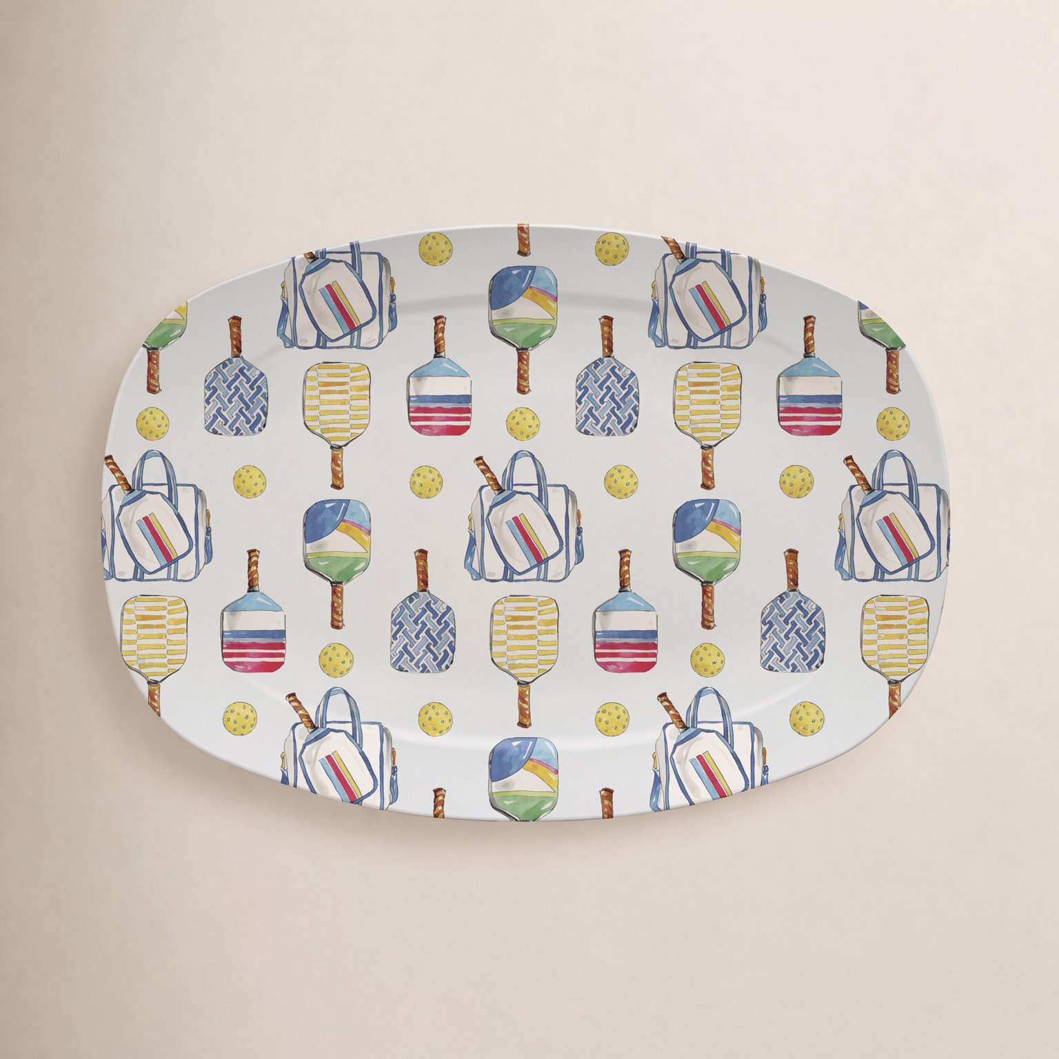 Traychic Oval Resin Platter