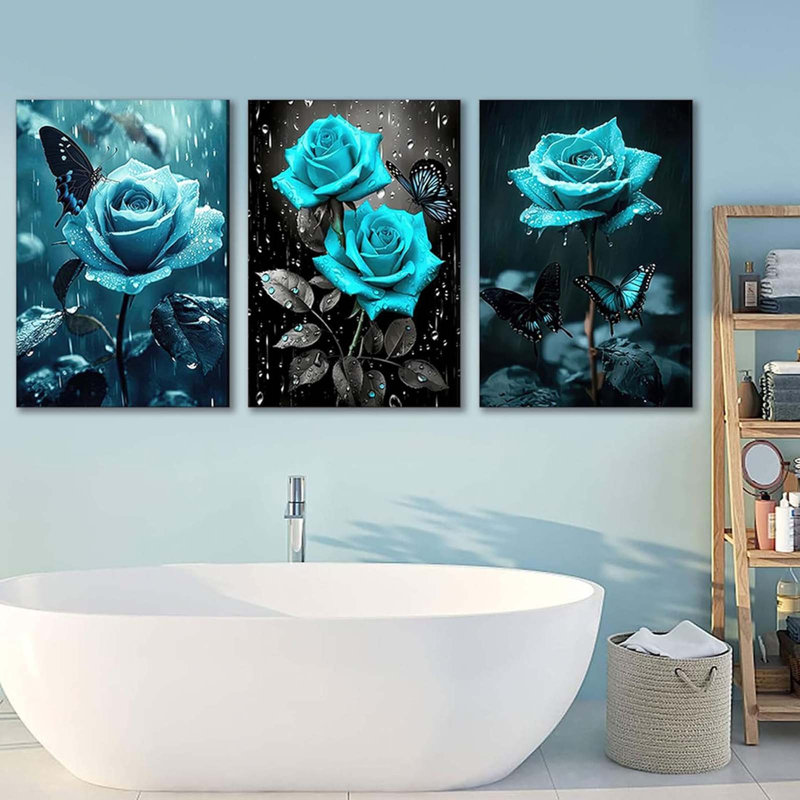 3 Piece Wrapped Canvas Print, 60 cm H x 40 cm W