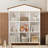 Three-Layer Bookshelf With Colorblock Design-1636188249