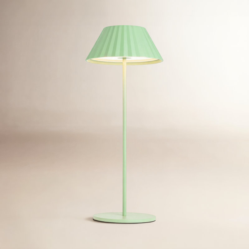 Zola LED Standard Table Lamp, Sage Green