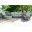 Bella Wicker Teak Outdoor Lounge Chair-1037255469-1037614402