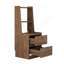 Ensemble de 2 tables de chevet, avec station de charge, table de chevet intelligente avec veilleuse, table de chevet moderne avec bibliothèque, tables de chevet avec armoire de rangement pour la chambre à coucher-829363841-821513510
