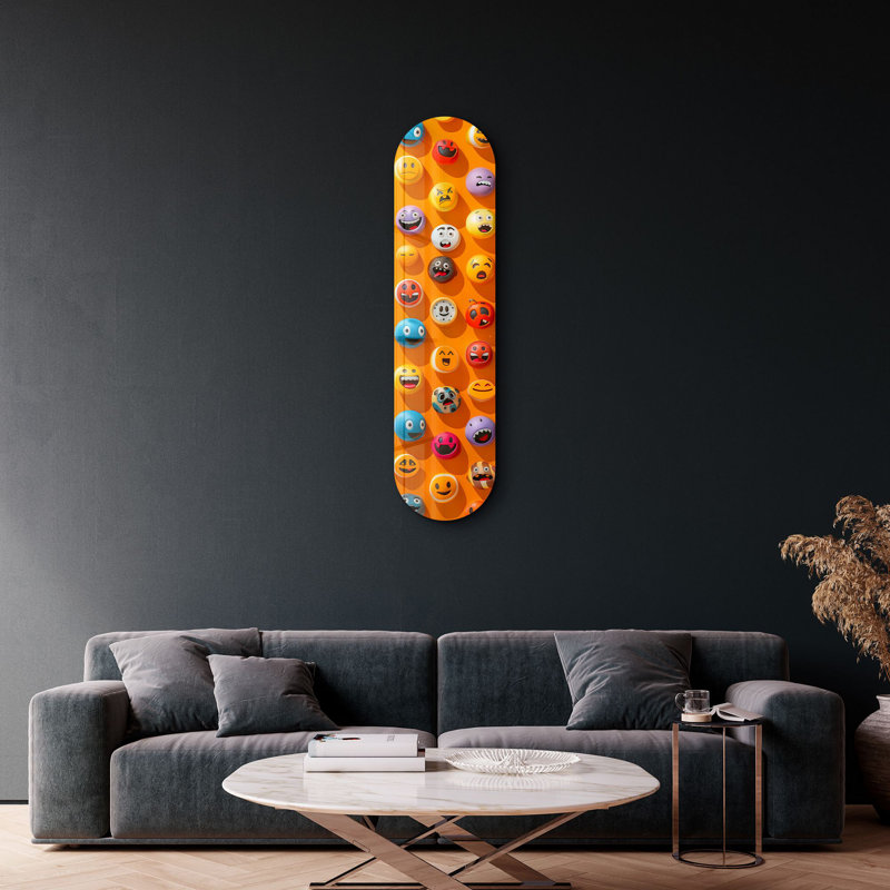 Peinture décorative en verre trempé