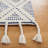 Gulielma Hand Loomed Wool/Cotton Geometric Rug in Blue/Ivory-633845921