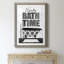 Bath Time - Art textuel, cadre photo-519911202-519911205