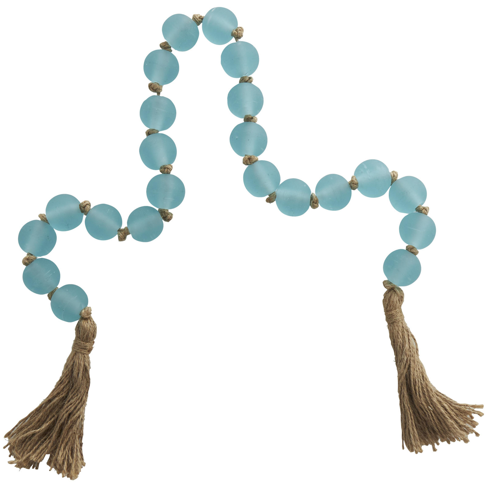 Ailey Novelty Garland, 3'9", Turquoise