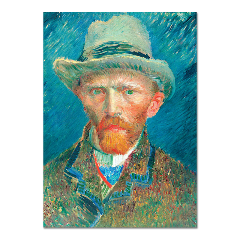 Self-portrait 2 by Vincent Van Gogh - No Frame Painting on Plastic / Acrylic, 95cm H x 65cm W