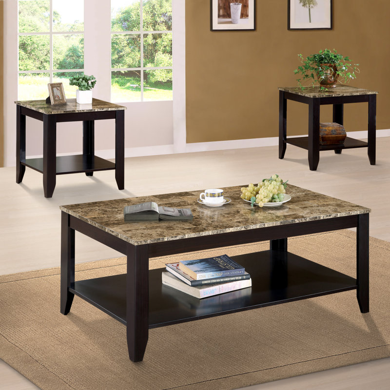 Ensemble de 3 tables basses