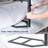  Overbed Table With Under Mattress Support, Adjustable Tray