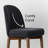5-Piece Dining Set for 4 with 52" Round Black Dining Table and 4 Upholstered Dining Chairs-36028137