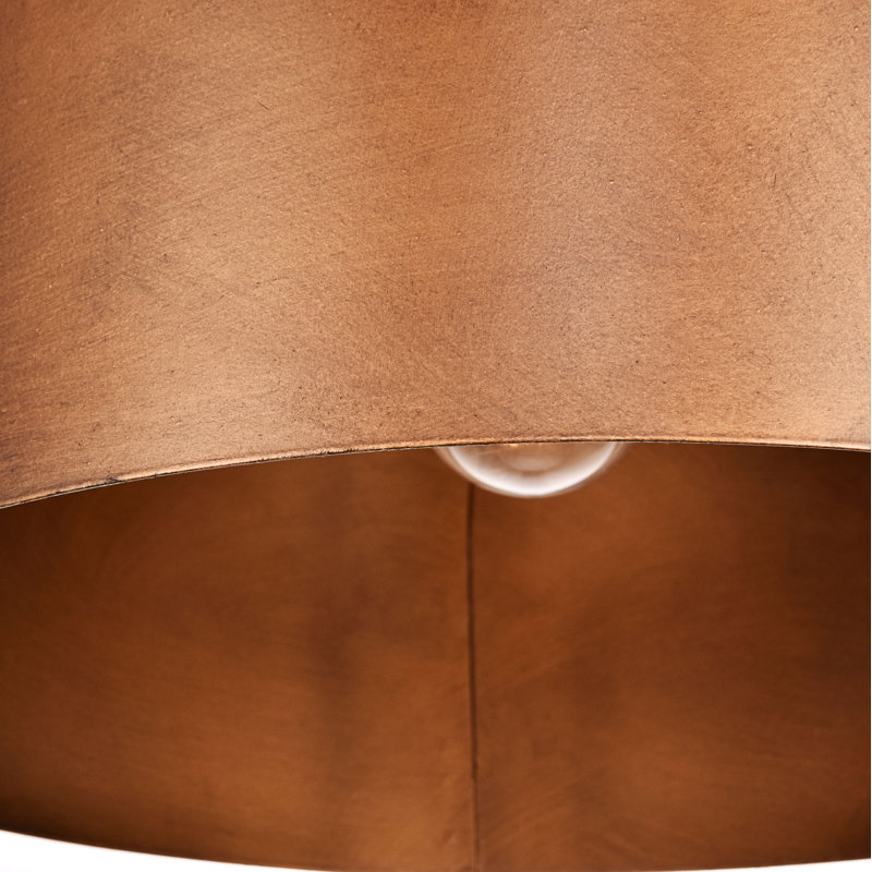 Luminaire suspendu cylindrique à 1 lumière Rosamund, Laiton