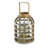 Decorative Lantern With Handle, Wooden Lantern For Indoor Outdoor, Home Garden Wedding