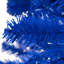 Pre-Lit Medium Artificial Pine Christmas Tree - Royal Blue - Clear Lights-1968672301