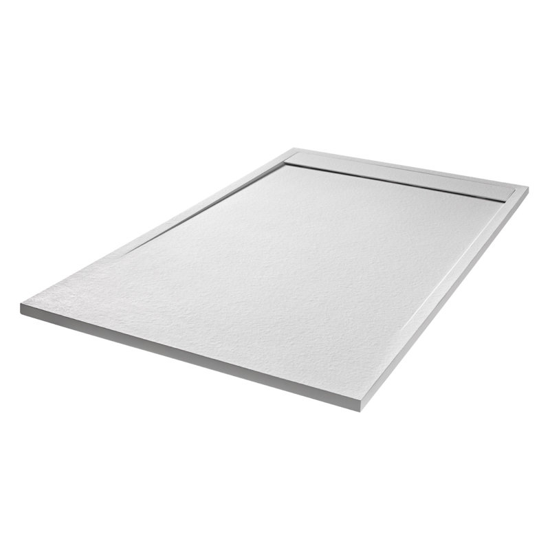 Base de douche à seuil simple l 60 po x P 32 po Rio, Blanc