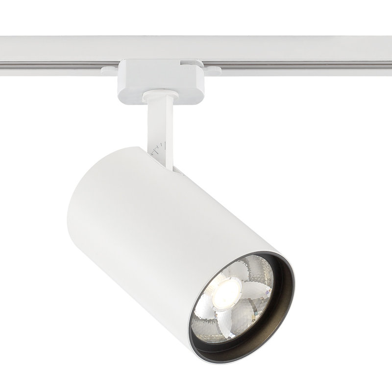 charlie LED Flushmount - 30W, 3000K, 5.63" H x 6.03" W x 3.54" D, White