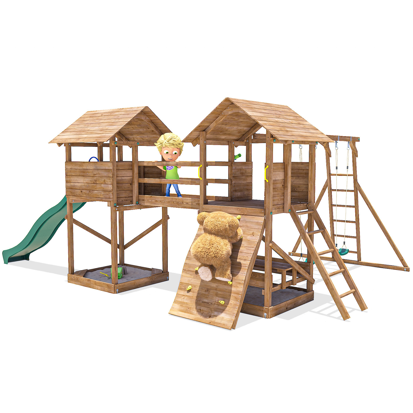 Dunster House Mega Fort Mountain Climbing Frame Review 