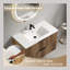 Meuble-lavabo mural 36 po, façade cannelée et lavabo en céramique-1023781160