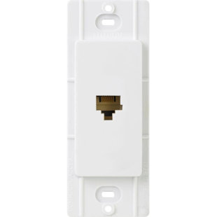 Prise de téléphone Lutaro CA-PJ-WH Claro, blanc (Ensemble de 7)