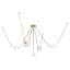 Mineral 5-Light Brass dimmable LED Chandelier-1670624188-1670624191