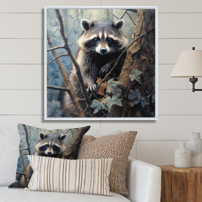 Racoon Wanderer III - animaux, impressions sur toile