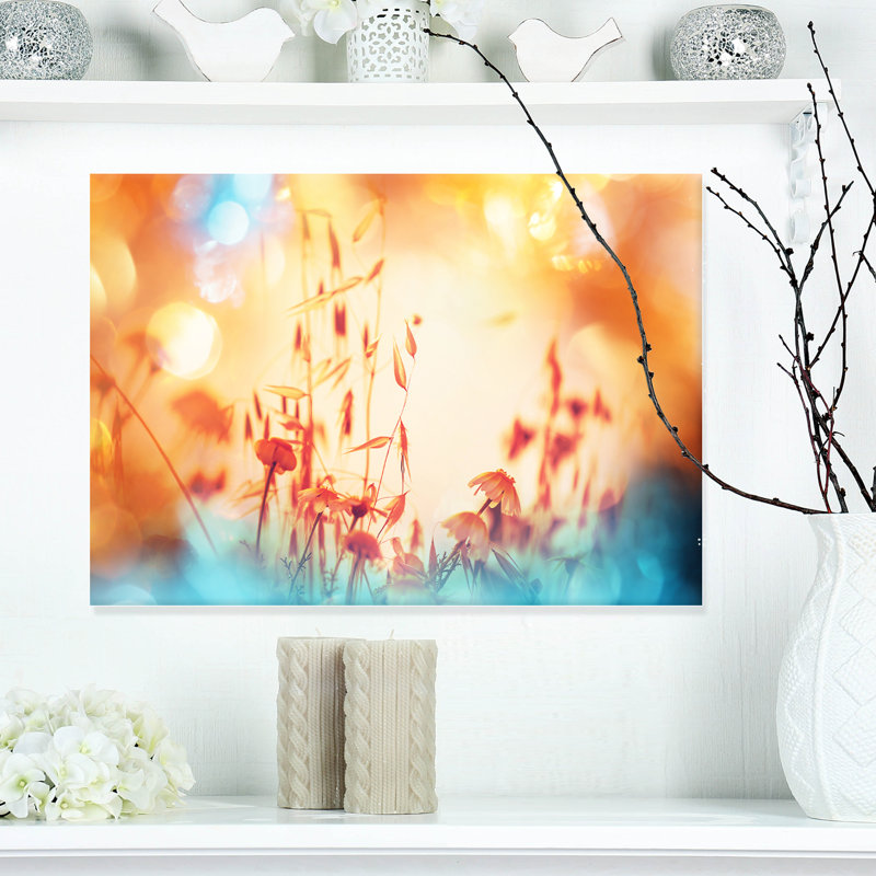 « magnifique little summer look view », impression, H 12 po x l 20 po x P 1 po, Toile avec cadre flottant