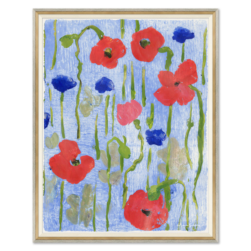 Poppy Field I Print by Dana Gibson