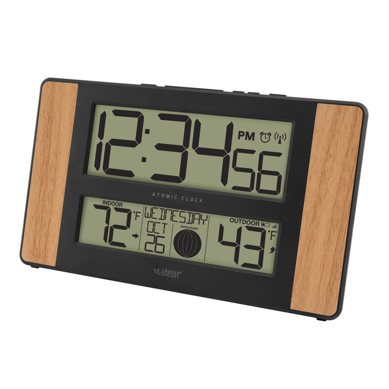 Horloge numérique Jorgenson, Chêne