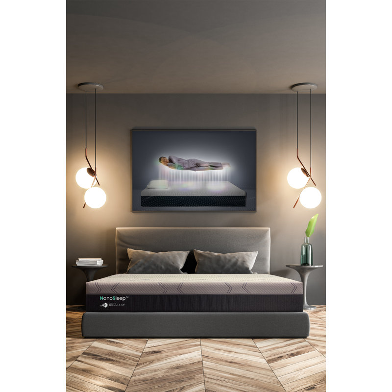 Matelas en mousse viscoélastique imprégnée de gel de taille moyenne 10 po NSC, Très grand