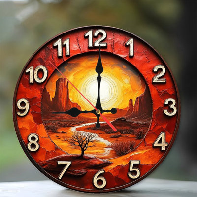 Horloge murale Sunset Canyon