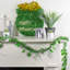 Guirlande 25 'x 2 "Tinsel Irish Shamrock