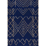 Area Rug in Dark Blue