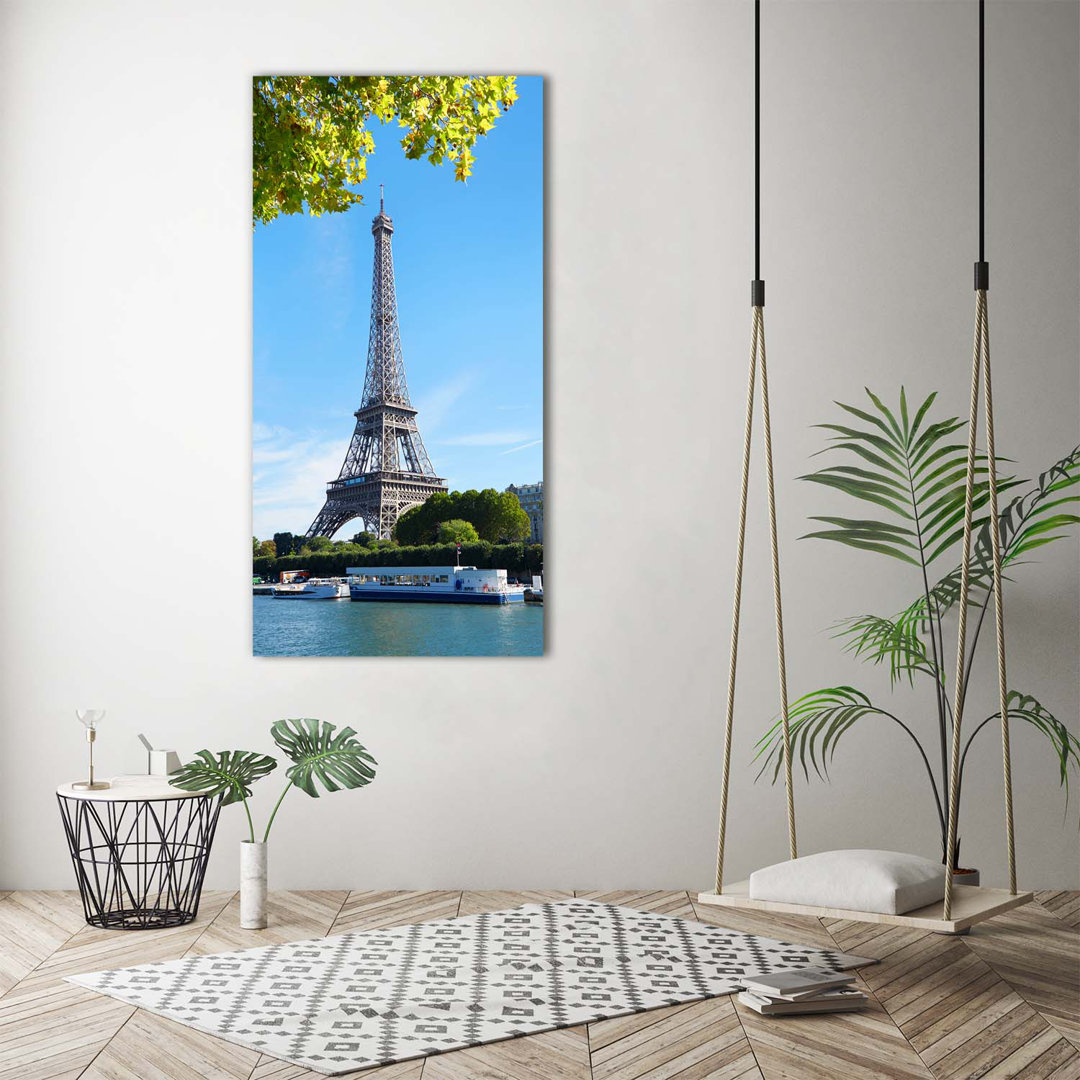 Eiffel Tower Paris - Wrapped Canvas Print