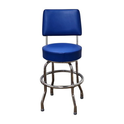 Tabouret de bar et de comptoir pivotant avec dossier Retro Home