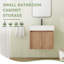 Meuble-lavabo simple avec plateau en résine 23,67 po Keisy