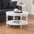 Mayall 30" No Tools Round Coffee Table with Shelf-1614993162