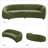 Upholstered 92 " Polyester Sofa-499159474