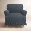 Elle Ruffle Slipcover Armchair-705559987
