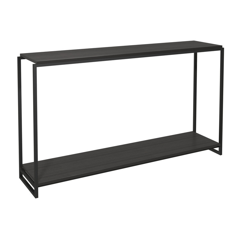 Wattripont Console Table, Matt Black