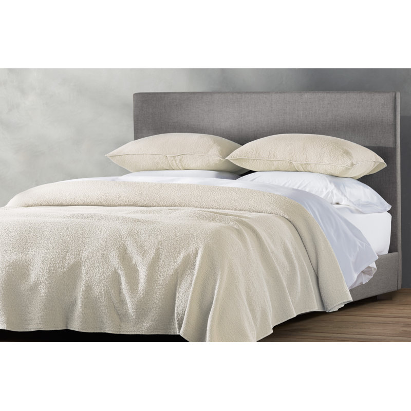 Cascade Coverlet, Full/Queen Coverlet, Cream